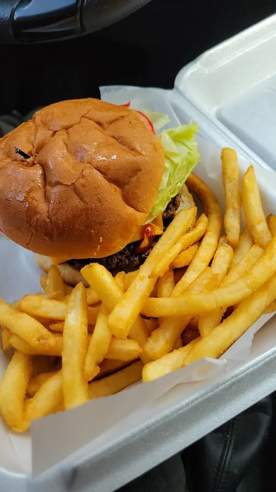 Cheeseburger and Fries